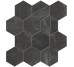 Мозаїка 35x37,5 Gentle Stone Black Esagona Mix T12 - Gentle Stone - GSTEM70 з колекції Gentle Stone Ascot