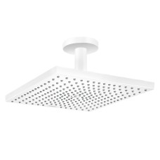 Верхний душ Raindance Select E 300 1jet Air EcoSmart с держателем к потолку, Matt White (26251700) RAINDANCE E