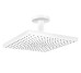 Верхний душ Raindance Select E 300 1jet Air EcoSmart с держателем к потолку, Matt White (26251700)