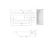 Ванна акрилова INTRICA SLIM 150х75 (соло) без ніг