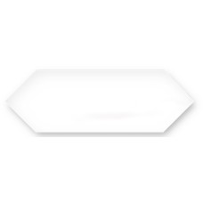 ECLIPSE WHITE BRILLO BISEL 10x30 (плитка настенная)