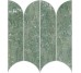 Мозаика 28*31 Incanto Verde Antigua Glossy Mosaico Ventaglio R9Cg