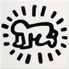 Декор (20x20) GFKHD09L - Game Of Fifteen: Keith Haring з колекції Game Of Fifteen: Keith Haring Ascot Game Of Fifteen: Keith Haring