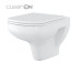 Унітаз підвісний Colour CleanOn з кришкою Slim дюропласт soft close SZCZ1001261608 Cersanit Cersanit