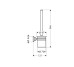 Йоржик настінний Axor Montreux, Brushed Nikel 42035820