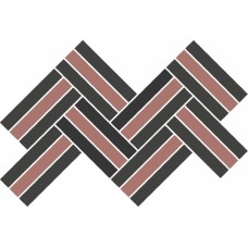 Мозаика Vancouver 20.4x39.5 Contemporaneo Top Cer из коллекции Contemporaneo TopCer — португальская геометрическая мозаика и викторианская плитка — страница 12
