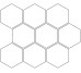 Мозаїка 29.2x35.5 Logan Bianco Hex?gono Cristacer Logan з колекції Logan Cristacer