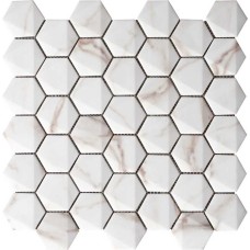 Мозаика 30*30 Marmorea Hexagonal Calacata