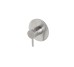 ROUND INOX, Зовнішня част.вбудованого змішувача для душу, brushed stainless steel (100283371)