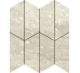 Мозаїка Mosaic Half Hexa Pure Travertine Beige Shine - 29.2x35.1 DC3502 Pure Travertine з колекції Pure Travertine Aleluia
