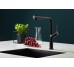 Смеситель для мойки настольный с вытяжным душем DUERO DESIGN black 6623-220-81