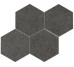 Декор 30x30 Malla Hexa Basel Negro-Basel-FKTE030161 из коллекции Basel Roca