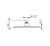Верхній душ Rodos 009CP 200x200mm, квадратний Aqua Rodos