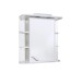 Шкаф с зеркалом с полочками и подсветкой 60см (Правая) Mirater