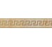 Декор (11.5x58.5) 2402020 Fas. Greca Oro Sab - Marble з колекції Marble Versace