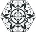 Плитка 28,5x33 Carnaby Black-Carnaby з колекції Carnaby Realonda