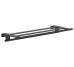 AddStoris S Поличка для рушників із тримачем 66.1x26.2 см, Matt Black (41781670)