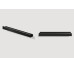 Полка "LOFT" 750, крючок L, RAL9005 black mat