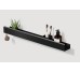 Полка "LOFT" 750, крючок L, RAL9005 black mat