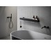 Полка "LOFT" 750, крючок L, RAL9005 black mat
