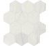Мозаика 35x37,5 Mos. Esagona Magis White T12 - Magis - MIME61 из коллекции Magis Ascot
