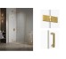 Душ. кабіна квадратна NESTA GOLD BRUSHED 1D L 80x80x200 скло TRANSPARENT ACTIVE SHIELD 6mm