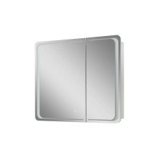 Зеркальный шкаф Vivace белый Z-80 с LED подсветкой touch control Мебель для ванной Юввис — тумбы, пеналы и LED-зеркала с Хмельнитчины — страница 4