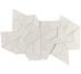 Мозаїка White Fly Mosaico 25x41.5 Blok Fap з колекції Blok Fap