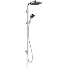 28074000 HG Activera S Душова система Showerpipe 240 1jet EcoSmart Reno Varia, хром (1 сорт)
