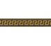 Декор 9,8x60 Fas. Grec. Lap Nero/Oro - Meteorite - 47270 з колекції Meteorite Versace