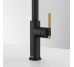 Змішувач Franke Maris Stripes J 115.0747.673 Matte Black/Gold 
