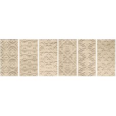 Декор (12.5x25) SQ02F25 Beige Formelle - Square з колекції Square Декор (12.5x25) SQ02F25 Beige Formelle - Square з колекції Square