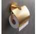 DFL40000618BG Flow Тримач туалетного паперу з кришкою, колір Brushed Gold PVD (1 сорт)
