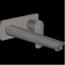 Змішувач Talis E для умивальника зі стіни прихованого монтажу 225 мм Brushed Black Chrome (71734340)