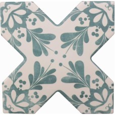 Декор Cross Decoro Stencil Lagoon 13.25x13.25 Becolors из коллекции Becolors Декор Cross Decoro Stencil Lagoon 13.25x13.25 Becolors из коллекции Becolors BECOLORS Керамическая плитка Cevica