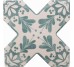 Декор Cross Decoro Stencil Lagoon 13.25x13.25 Becolors Cevica з колекції Becolors Cevica