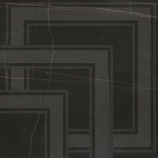 Декор (59x59) 593T9PH Ang. Fascia Bernini Nerol - Marmore из коллекции Marmore Emilceramica Декор (59x59) 593T9PH Ang. Fascia Bernini Nerol - Marmore из коллекции Marmore Emilceramica