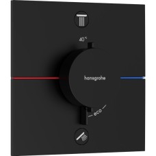 SHOWERSELECT COMFORT E термостат для 2 споживачів, прихований монтаж, колір чорний матовий