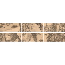 Декор (20x300) Manara Visi P6 BG80 - Milo Manara з колекції Milo Manara Milo Manara Керамічна плитка Del Conca