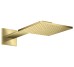 Верхній душ Axor 250х250 1jet P з тримачем, Polished Gold Optic (35306990)