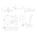 Душова система Globus Lux SMART GLM-305L  на три споживача вбудована з виливом, Хром Globus Lux