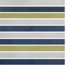 Мозаика (25x25) OVMOLI1 Mosaico linee 1 snow-ice-royal-lime - Over из коллекции Over Over Керамическая плитка Flaviker