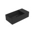 APPLIGHT 5025 Умывальник накладной двухсторонний 50х25 Carbone с 1-м отверстием (AP5025CAR)