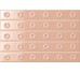 Плитка 21.1x31.5 BOPDLG06 punto down glossy rose Mutina Punto з колекції Punto Mutina