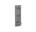 Термостат Axor Citterio C Cubic cut 380/120 для 2-х потребителей Polished Black Chrome (49701330)