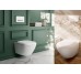 ANTAO Унитаз подвесной безобедочный TwistFlush 37х56 см Stone White (4674T0RW) CeramicPlus