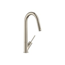 Змішувач Axor Starck 270 для кухні з витяжним виливом, Brushed Nickel (10821820)