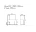 Унитаз белый Amos 63.5*39*80 ( А0059477 ) Insana