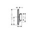 Термостат скрытого монтажа ShowerSelect Comfort S на 1 функцию, Matt Black (15553670)