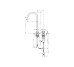Змішувач One Select 260 для умивальника на 2 отвори з д/к push-open Brushed Nickel (48060820)